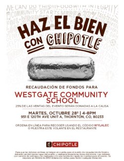 Chipotle Flyer Spanish